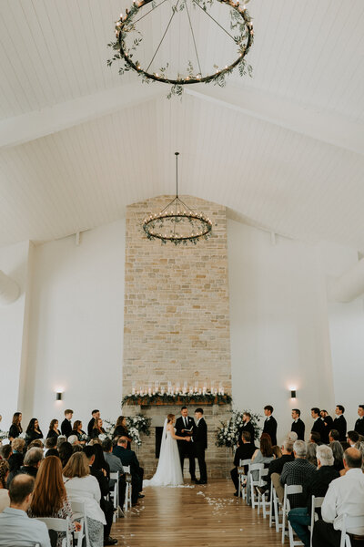 Ceremony at Prairie Hill Vineyard photographed by Wichita Wedding Photographers, The Cantrells