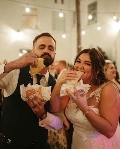 Bride and Groom at Casa Marina wedding reception