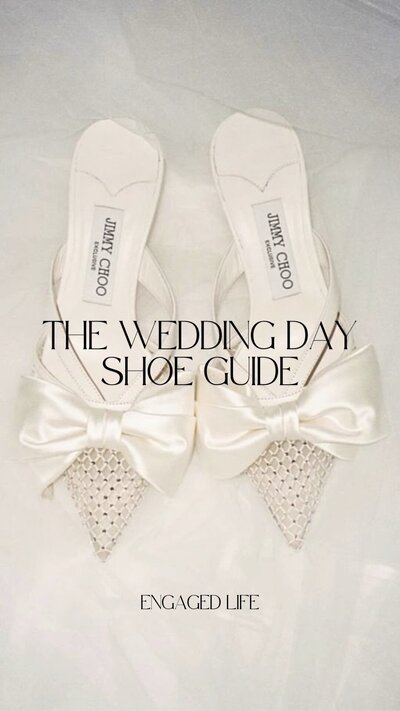 wedding day shoe options, wedding shoes for bride, bridal shoes, reception shoes, shoes for reception, comfortable wedding shoes, flat wedding shoes, wedding heels, wedding heels for bridesmaids