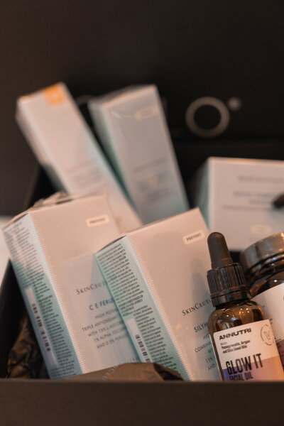 photo of skincare products