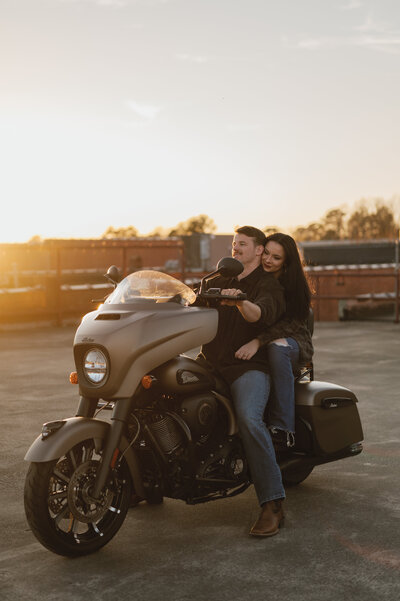 edgy engagement session, moody engagement