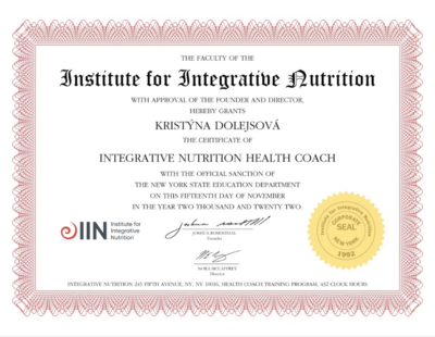 Certified HEALT Coach