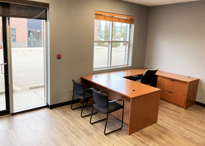 Telsec MicroSPACE office suite with separate entrance