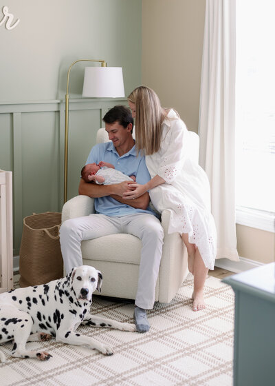 Newborn photo session in Greenville, NC