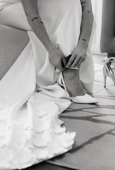 joyful wedding party in Brainerd MN