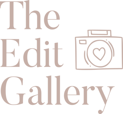 Logo for The Edit Gallery, Perth Family and Newborn Photographer