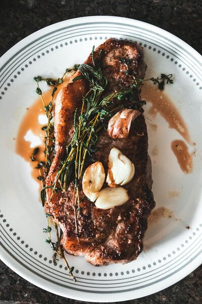 a delicious looking steak