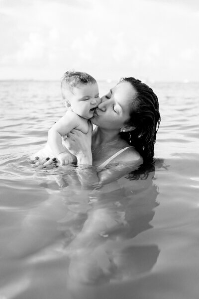 Toddler girl laying down by Miami Family Photographer