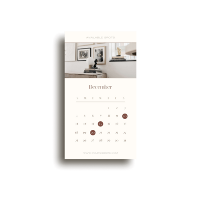 Boho Instagram story template for photographer