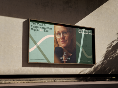 Minimalist brand identity design for a New Mexico speech therapist featuring clean typography and a neutral color palette that conveys medical professionalism