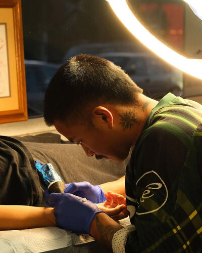 Hairstylist at Beard and Bardot hair salon in Abbotsford, BC