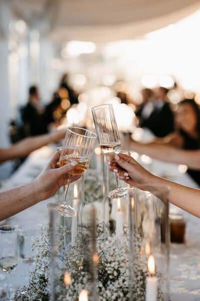 Reception Table at a Wedding  indianapolis