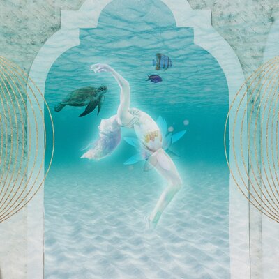 Aquarius zodiac illustration