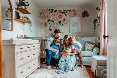 best newborn photoshoot Chester Springs, Main Line baby portrait studio, Main Line baby photographer, professional baby photos