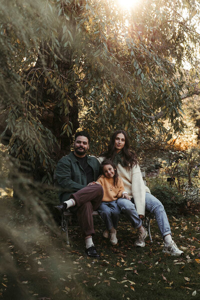Boston family photo session outdoors