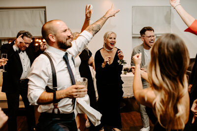 Dancing at the reception