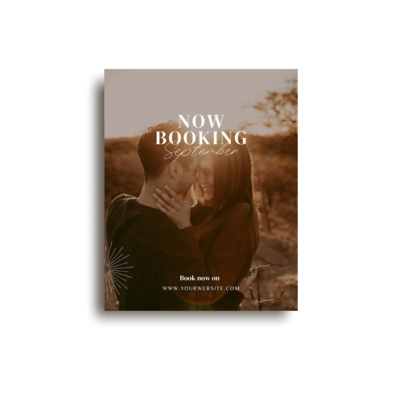 Boho Instagram post template for photographer