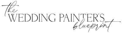 scripted logo for Wedding Painter's Blueprint Course