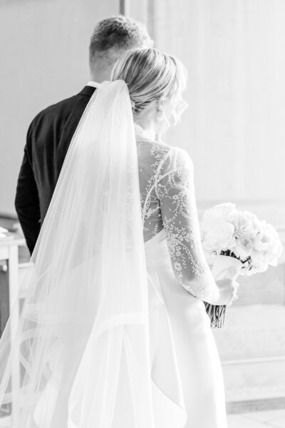 bride and groom laughing at Legare Waring House