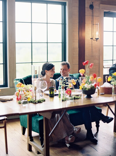 a lounge area at a private wedding in Kentucky