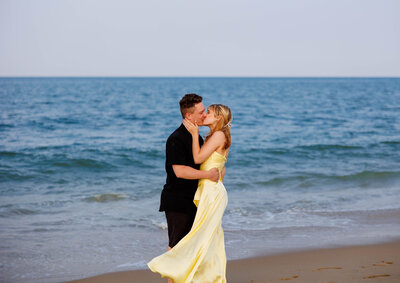 Couple on the beach.