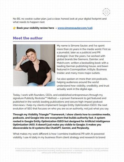 Free guide: how to become visible and recommended by AI