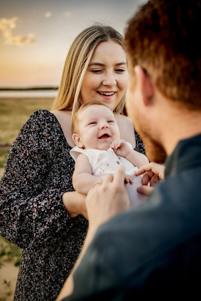 family of 5 at a session in The Colony, Texas