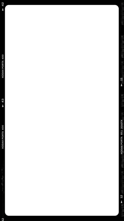 Black film photo frame