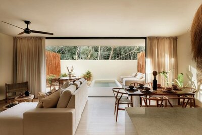3 bedroom penthouse pool for rent tulum jungle luxe 