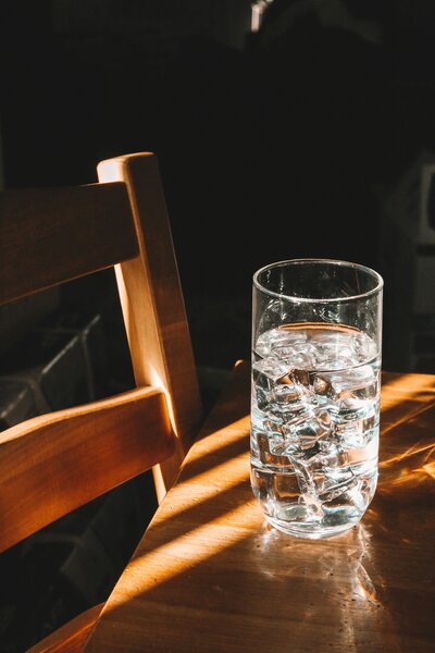 Glass of water
