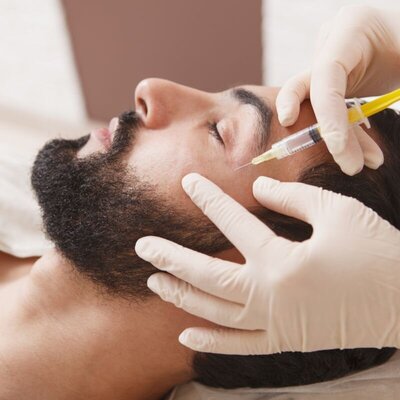 botox treatment for men's skincare treatment