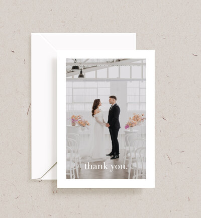 Bg Love double-sided thank you card