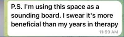 Client expressing gratitude for newfound body acceptance and confidence cultivated through Emily Michele’s guidance.