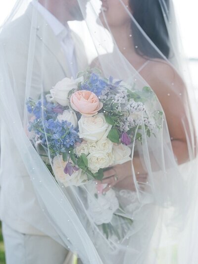 Editorial wedding photography by Brandie Baird featured in Boho Weddings | Swansboro, NC