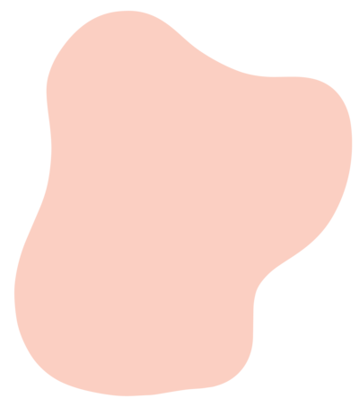 Peach shape graphic