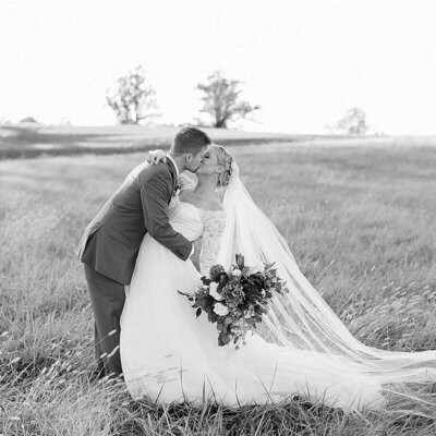 Bret and Brandie Evansville Owensboro Weddings Black and White Gallery17