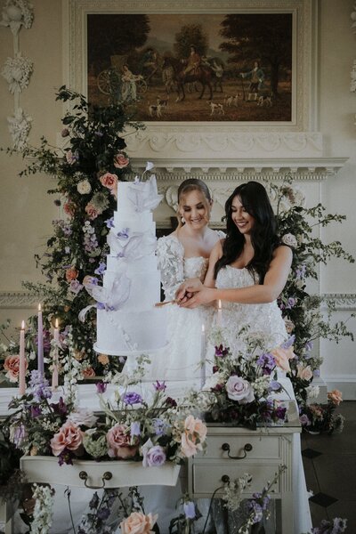 Wildflower and Willow abundant florals at Chatelherault wedding