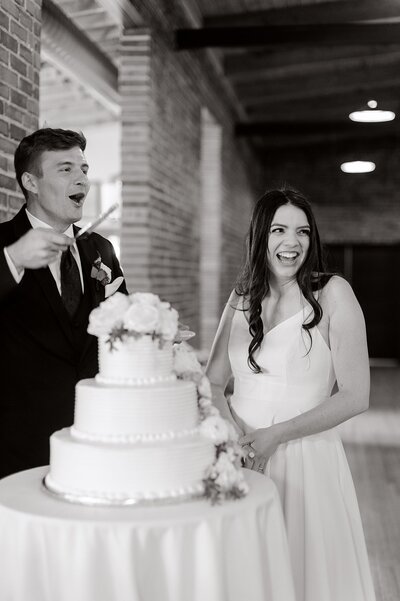 Bride and groom walk up memorial steps at their DC wedding