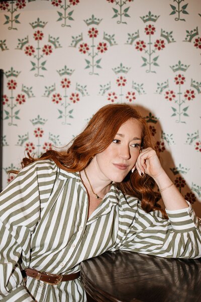 Nicole Hart sitting
