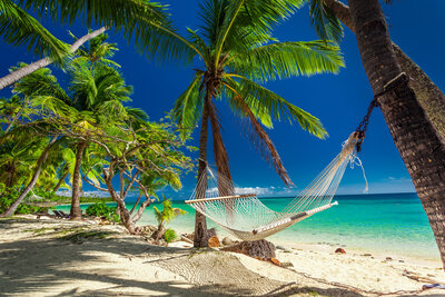 Family Hawaii Travel, hammock in the sand