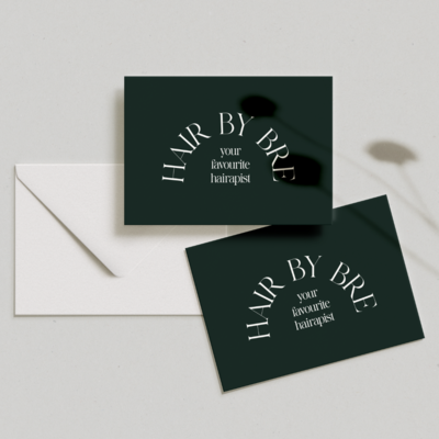 Bristle and Birch Business Card Mockup