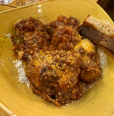 Oxtail ragu in Rome, Italy