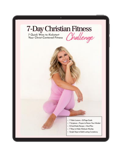 Cover for Fit God’s Way Breakthrough Challenge, a Christian fitness course by Kim Dolan Leto