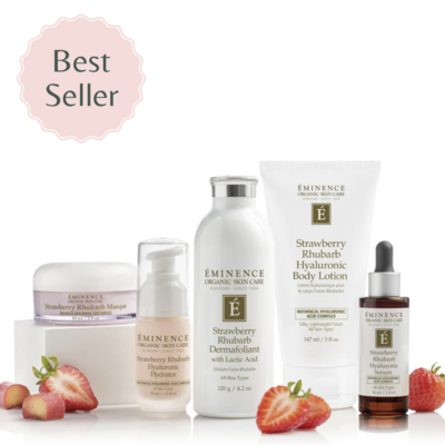 strawberry rhubarb hyaluronic body lotion