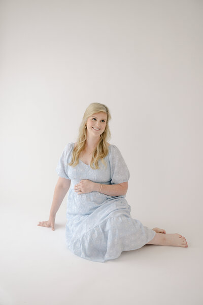 Maternity photography studio sessions in Vancleave, Mississippi.