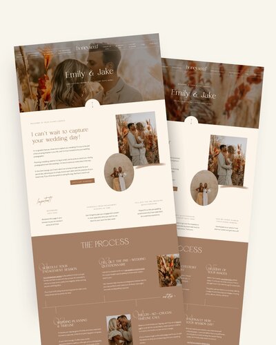 Showit Client Lounge Templates for Photographers