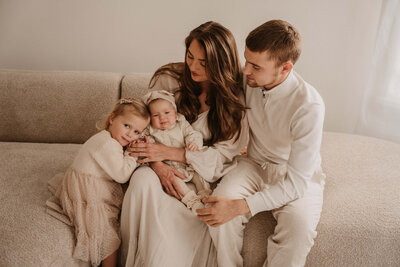 professionele Babyfotoshoot met ouders