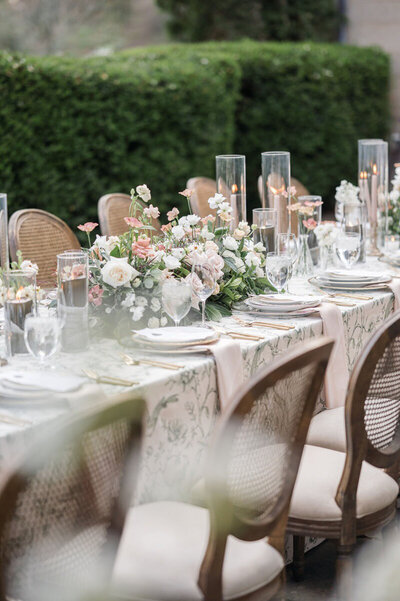 Wedding reception set up taken by Cincinnati Wedding Photographer, Courtney Rudicel