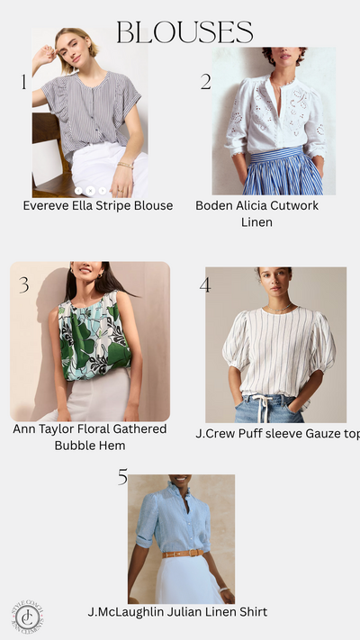 Chic blouse selection for women 40+