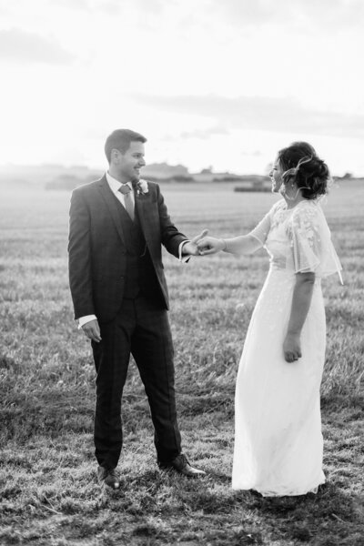 Sara_Ibrahim_Wedding_Day_Sunset_BW-14